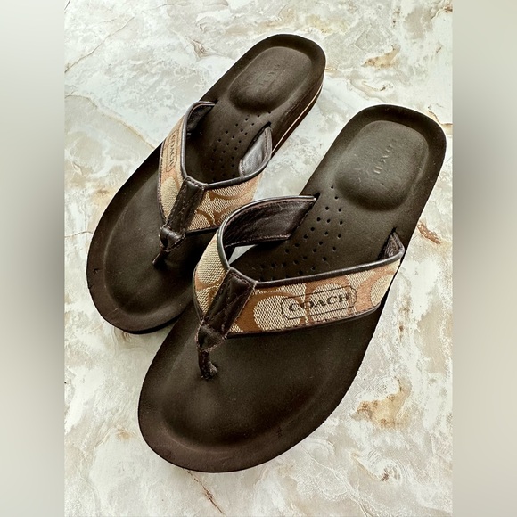 Coach Jolie Sandals flip flops, size 7 - Picture 6 of 6